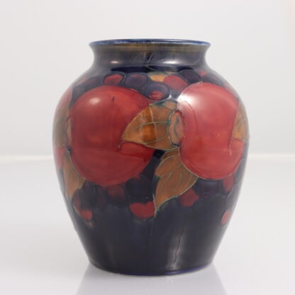 Vintage Large Fully Signed Pomegranate Squat Vase By William Moorcroft 4