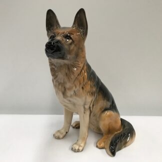 Vintage Large Rare German Shepard Figurine Made In England By Royal Doulton