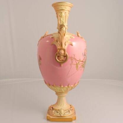 A Fine 19th Century Royal Worcester Griffin Handled Exhibition Vase By Edward Raby By Royal Worcester England 2
