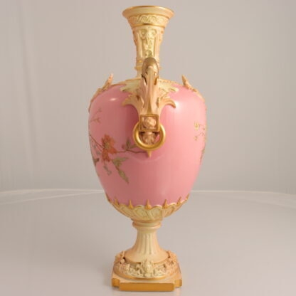 A Fine 19th Century Royal Worcester Griffin Handled Exhibition Vase By Edward Raby By Royal Worcester England 4