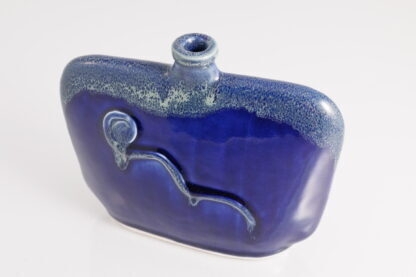 Hand Made Slab Built Pottery Art Bottle Decorated In Our Aussie Kelp Glaze 4
