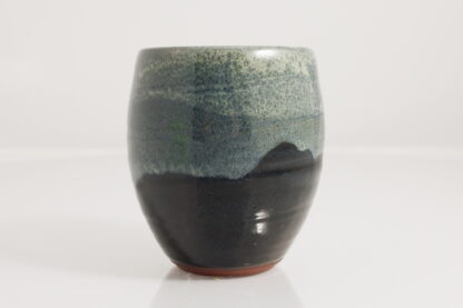 Hand Made Wheel Thrown Small Pottery Vase Decorated In Our Midnight Forest Glaze On Mahogany Clay 2