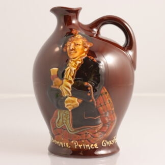 Kingsware Flask “bonnie Prince Charlie” Prince Charles Edward Stuart 1720 1788 Circa Early 1900’s By Royal Doulton (1815 ) 1