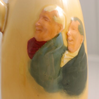 Rare Original Circa 1930s Queensware Whisky Jug Depicting Gentlemen Celebrating A Toast With Stopper By Royal Doulton (1815 ) 8