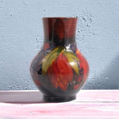 William Moorcroft Leaf And Berry Flambe Pottery Vase Impressed Mark W Moorcroft By William Moorcroft (england 1872 1945) 12