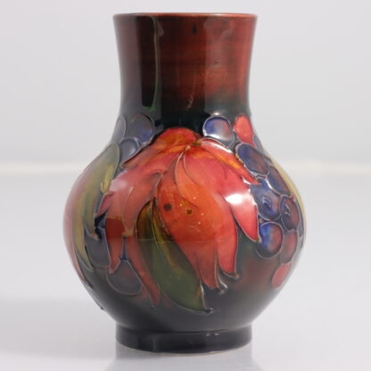 William Moorcroft Leaf and Berry Flambe Pottery Vase Impressed Mark W Moorcroft By William Moorcroft (England 1872-1945) 3