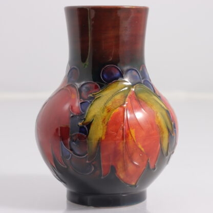 William Moorcroft Leaf and Berry Flambe Pottery Vase Impressed Mark W Moorcroft By William Moorcroft (England 1872-1945) 4