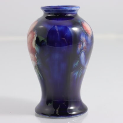 William Moorcroft Pottery Anemone Pattern Vase in Blue Ground Impressed Marks W Moorcroft By William Moorcroft (England 1872-1945) 3
