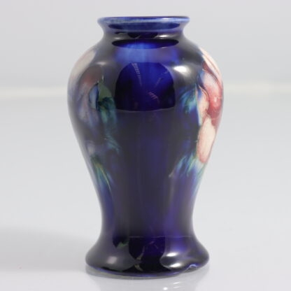 William Moorcroft Pottery Anemone Pattern Vase in Blue Ground Impressed Marks W Moorcroft By William Moorcroft (England 1872-1945) 5
