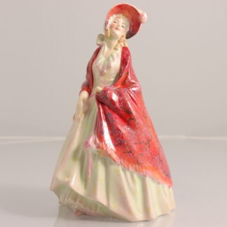 1930 1949 “paisley Shawl” Lady Figurine Moulded By Leslie Harradine Royal Doulton 1