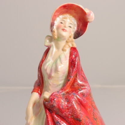 1930 1949 “paisley Shawl” Lady Figurine Moulded By Leslie Harradine Royal Doulton 5