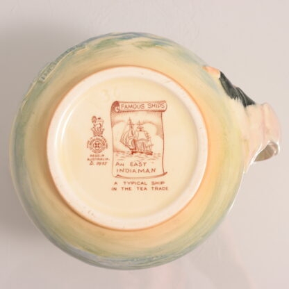Vintage Famous Ships An East Indiaman Jug A Typical Ship In The Tea Trade Made In England By Royal Doulton 7