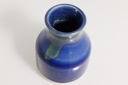 Hand Made Wheel Thrown Small Pottery Bottle Decorated In Our Aussie Kelp Glaze 66