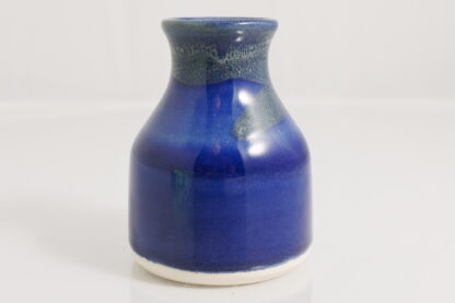 Hand Made Wheel Thrown Small Pottery Bottle Decorated In Our Aussie Kelp Glaze 69