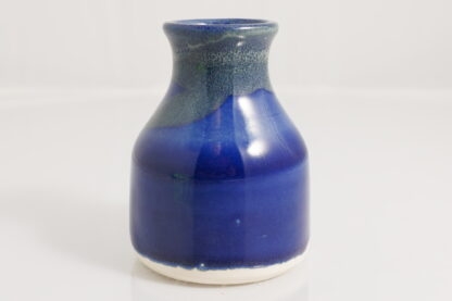 Hand Made Wheel Thrown Small Pottery Bottle Decorated In Our Aussie Kelp Glaze 70