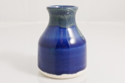Hand Made Wheel Thrown Small Pottery Bottle Decorated In Our Aussie Kelp Glaze 71