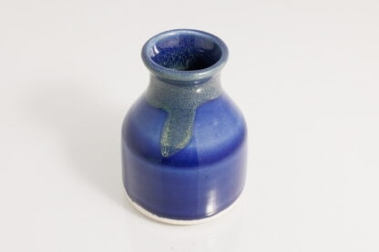 Hand Made Wheel Thrown Small Pottery Bottle Decorated In Our Aussie Kelp Glaze 73