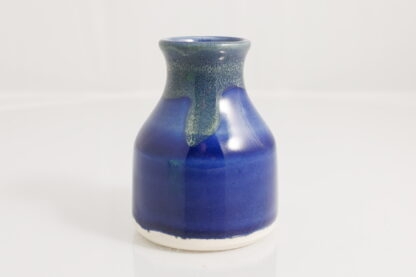 Hand Made Wheel Thrown Small Pottery Bottle Decorated In Our Aussie Kelp Glaze 74