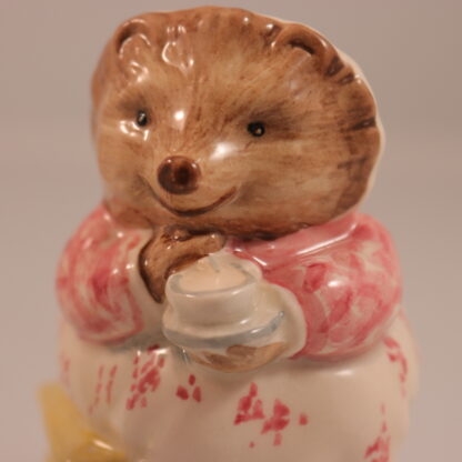 1989 & 2002 Beatrix Potter Figurines “mrs Tiggy Winkle Takes Tea” & “little Pig Robinson” By Royal Doulton & John Beswick 17