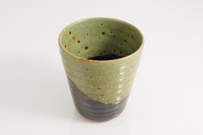 Hand Made Wheel Throw Bowl Decorated In Our Brown:blue & Green Wacky Wombat Glaze By Tmc Pottery 10