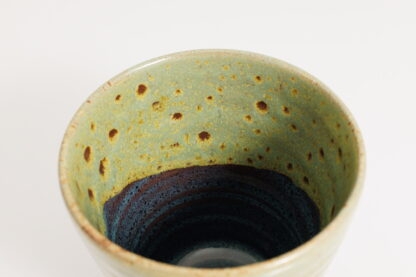 Hand Made Wheel Throw Bowl Decorated In Our Brown:blue & Green Wacky Wombat Glaze By Tmc Pottery 12