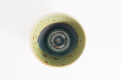 Hand Made Wheel Throw Bowl Decorated In Our Brown:blue & Green Wacky Wombat Glaze By Tmc Pottery 13