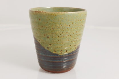 Hand Made Wheel Throw Bowl Decorated In Our Brown:blue & Green Wacky Wombat Glaze By Tmc Pottery 4