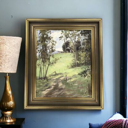 Original Oil Painting By Donald Cameron “Hilltop Path” Hooper Rd Warrandyte 1983 11