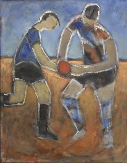 Untitled “The Game” Valerie Albiston (Aust 1911-2008) 1