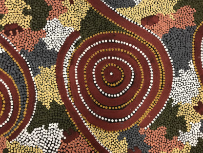 Long Jack Phillipus Tjakamarra (AUSTRALIAN ABORIGINAL 1935-) “Possum Dreaming” (17)