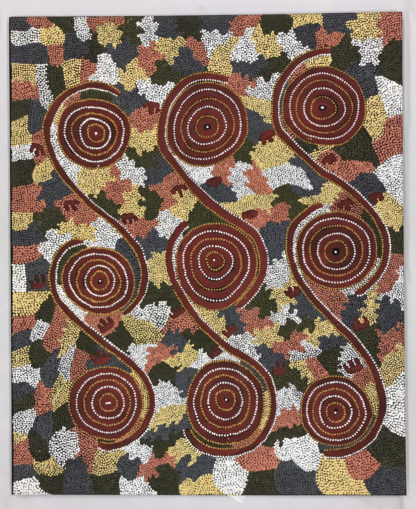 Long Jack Phillipus Tjakamarra (AUSTRALIAN ABORIGINAL 1935-) “Possum Dreaming” (2)