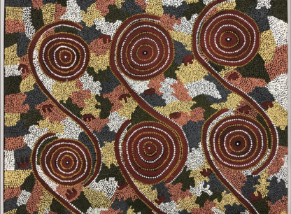 Long Jack Phillipus Tjakamarra (AUSTRALIAN ABORIGINAL 1935-) “Possum Dreaming” (4)