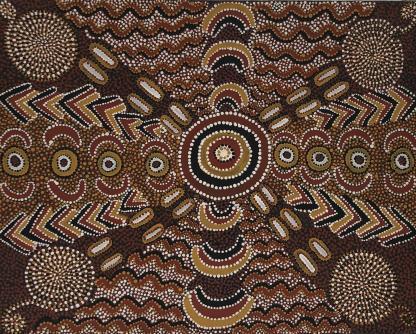 Untitled Aboriginal Dot Painting Margaret Turner Petyarre (Aust Aboriginal 1945-2008) 2