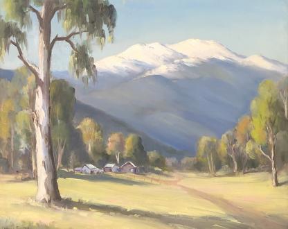 “Snow on Feathertop” Ernest Salter (Brit Aust 1896-1974) 1