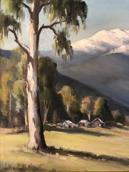 “Snow on Feathertop” Ernest Salter (Brit Aust 1896-1974) 3