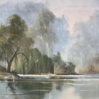 “Morning Reflections” #2 Rod Rowland (Australian 1939-)