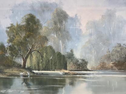 “Morning Reflections” #2 Rod Rowland (Australian 1939-)