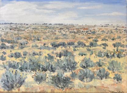 “Untitled Mallee Salt Bush” Marg Whyte (Australian) 1