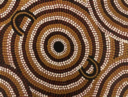 'Waterholes & Windbreak Camps' near Ayers Rock Impana (Kitty) Collins (Australian Aboriginal) 1