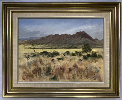 “On the Road to Arkaroola” Barbara Peake (Aust 1925-) 3