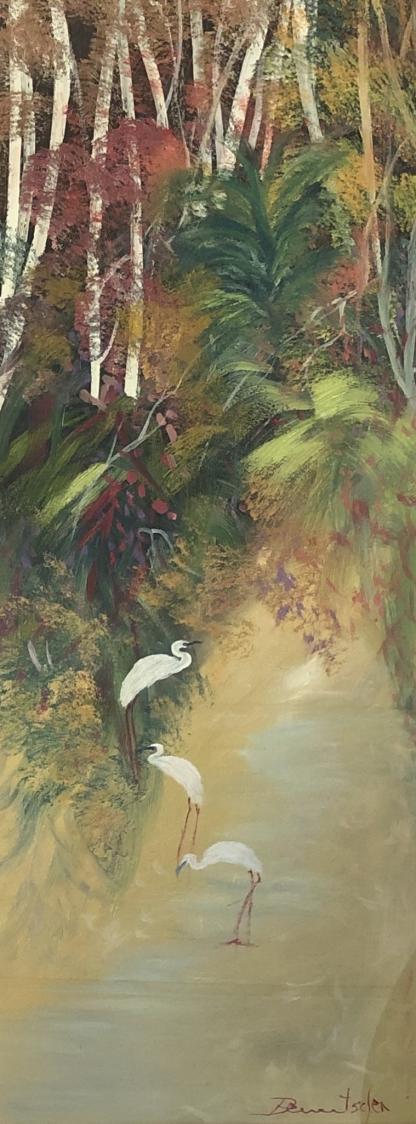 Untitled “Herons in the Rainforest” Steven Deutscher (Australian 1947-)1