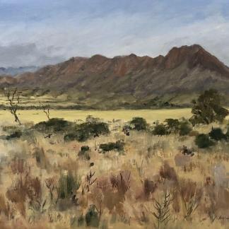 “On the Road to Arkaroola” Barbara Peake (Aust 1925-) 1