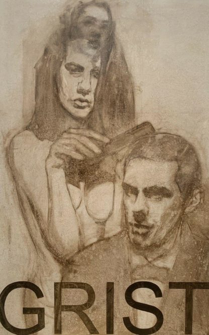 “A Woman Combing A Gentleman’s Hair” (untitled) Adrian Grist (Australian-Sweden) 1