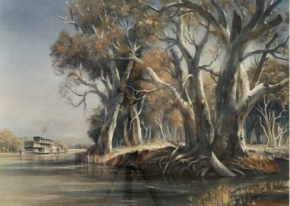 “Along The River Murray” Ltd Ed Collotype Fine Art Print Kenneth Jack AM MBE RWS (Australian 1924 – 2006) 1