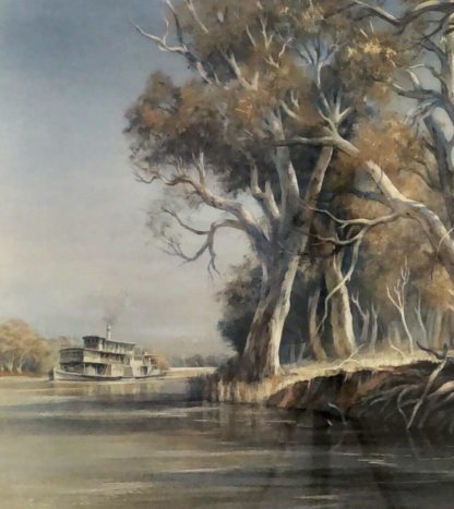 “Along The River Murray” Ltd Ed Collotype Fine Art Print Kenneth Jack AM MBE RWS (Australian 1924 – 2006) 6