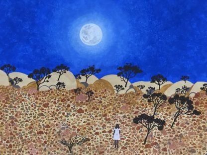 “Night Of The Outback” (Untitled) Rea Marks (1945- Australian) 6