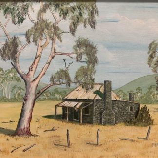 Original Oil Painting 'between Moolort & Malden' Signed & Dated By Alan Maas (australian Maryborough 1930 ) 1