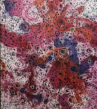 Australian Aboriginal Art “Awelye 2015” Charmaine Pwerle (Australian Aboriginal 1975) 1