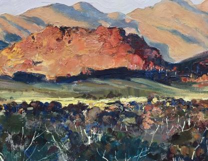 “Heavitree Mountain Range Northern Territory” By Syd Mather (Australian 1944-) 13