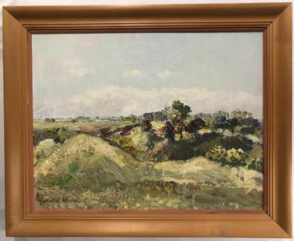 Oil Painting “Landscape” by Harald Vike (Norway-Australian 1906-1987) 3